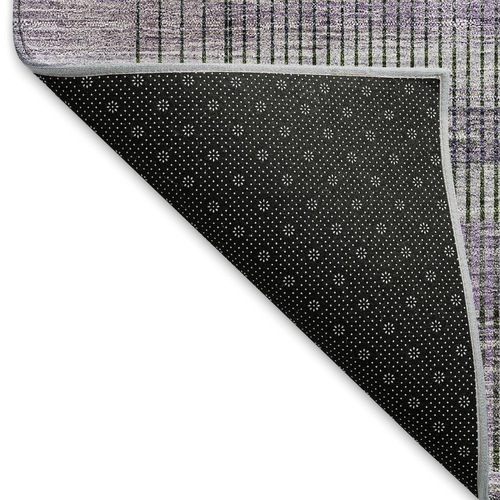 Premium Machine Washable Mayfield AMF819 Purple 8' x 10' Rug. Picture 2