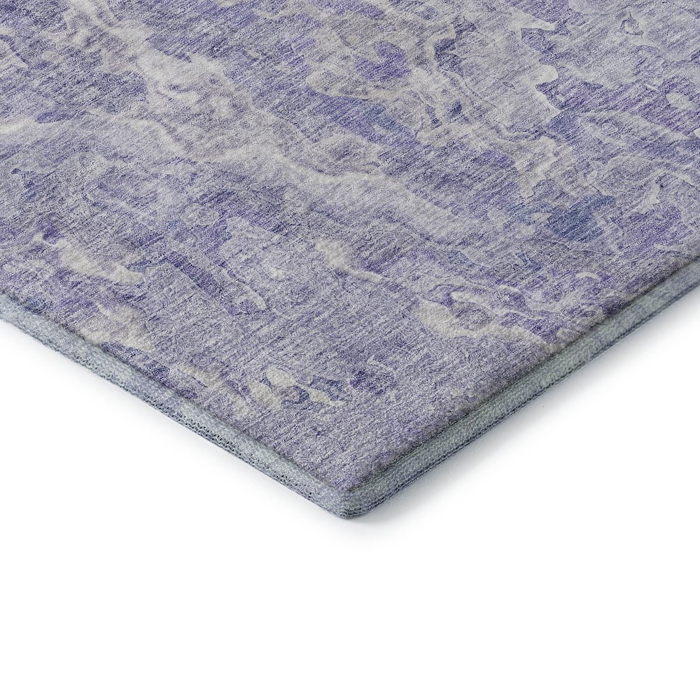 Premium Machine Washable Mayfield AMF829 Plum 8' x 10' Rug. Picture 3