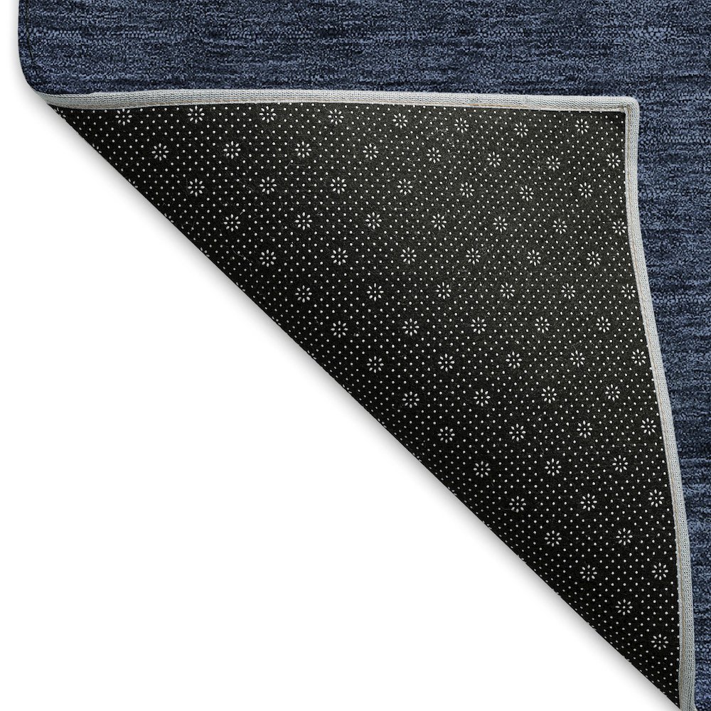 Premium Machine Washable Mayfield AMF844 Navy 8' x 10' Rug. Picture 2