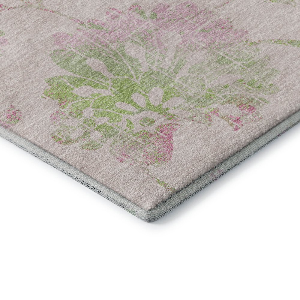 Premium Machine Washable Mayfield AMF856 Pink 8' x 10' Rug. Picture 3