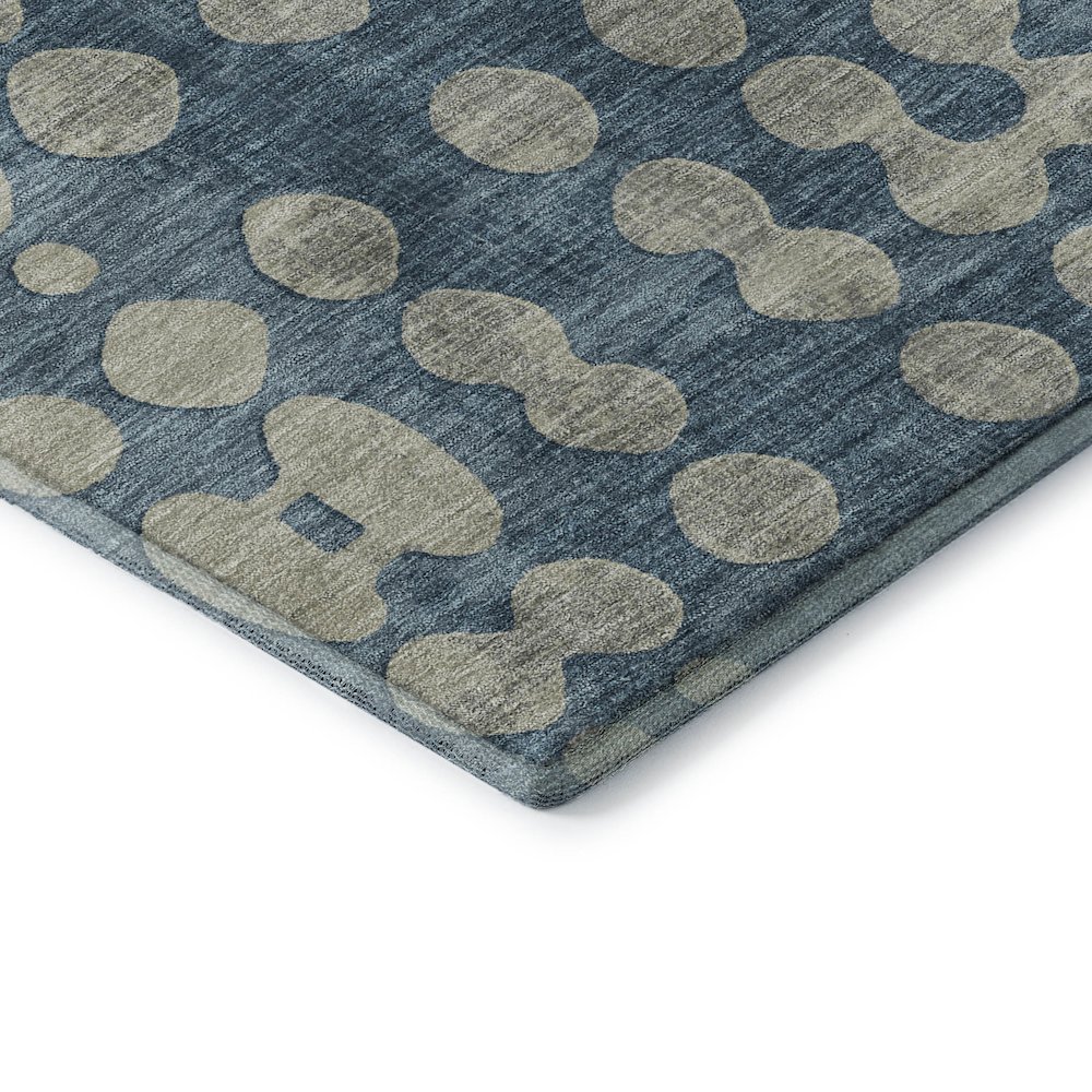 Premium Machine Washable Mayfield AMF869 Denim 8' x 10' Rug. Picture 3