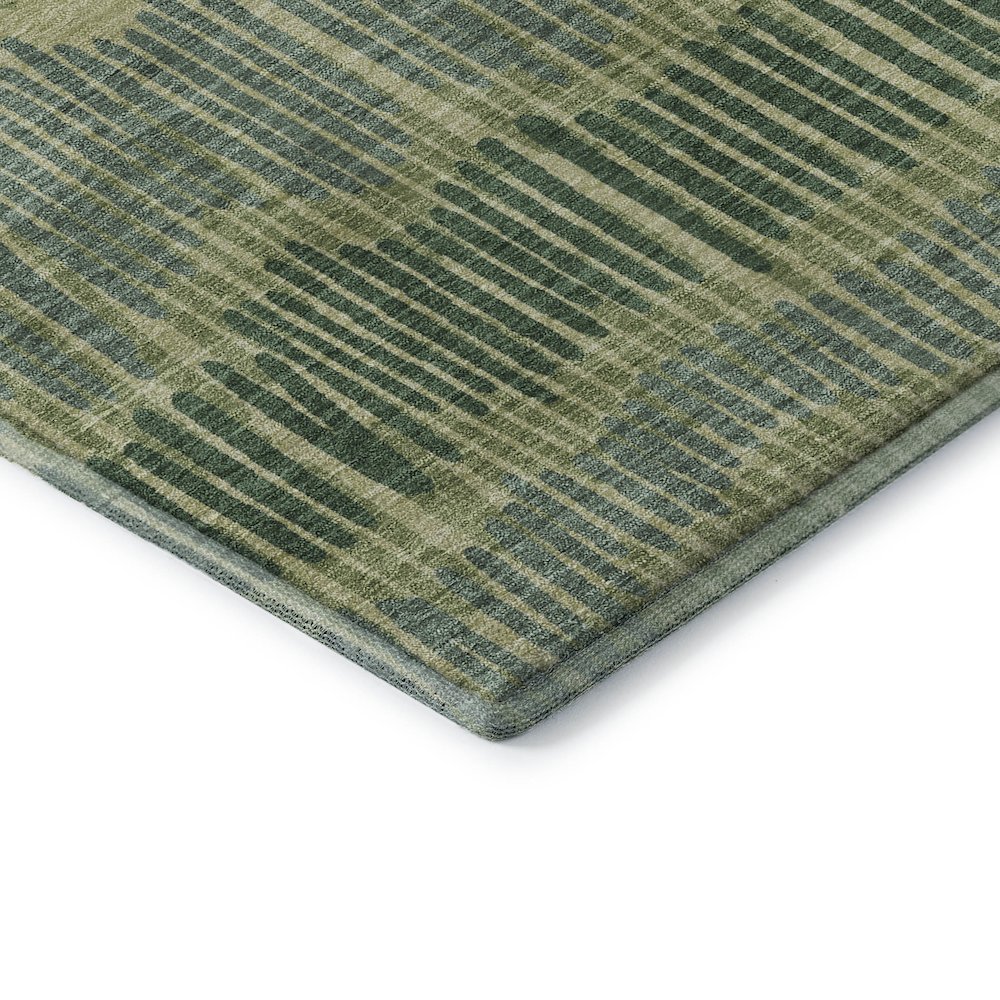 Premium Machine Washable Mayfield AMF889 Green 8' x 10' Rug. Picture 3