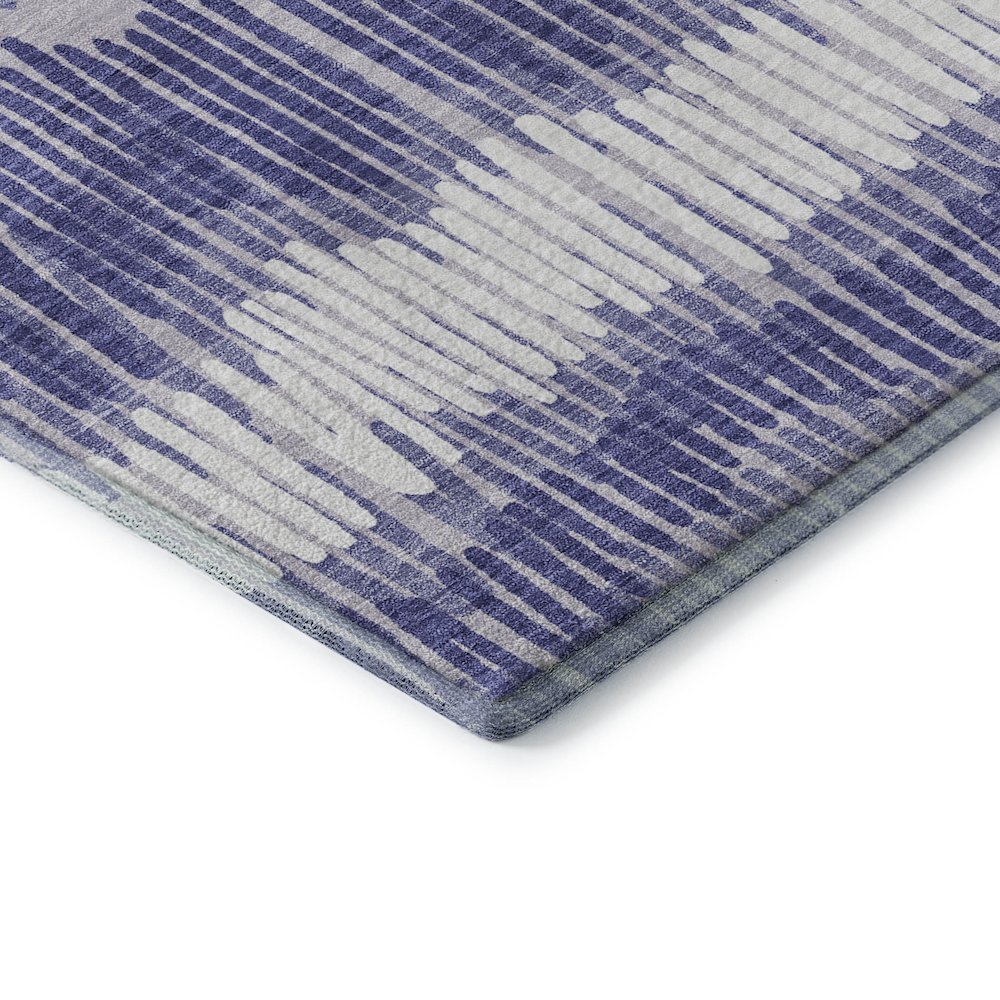 Premium Machine Washable Mayfield AMF889 Purple 8' x 10' Rug. Picture 3