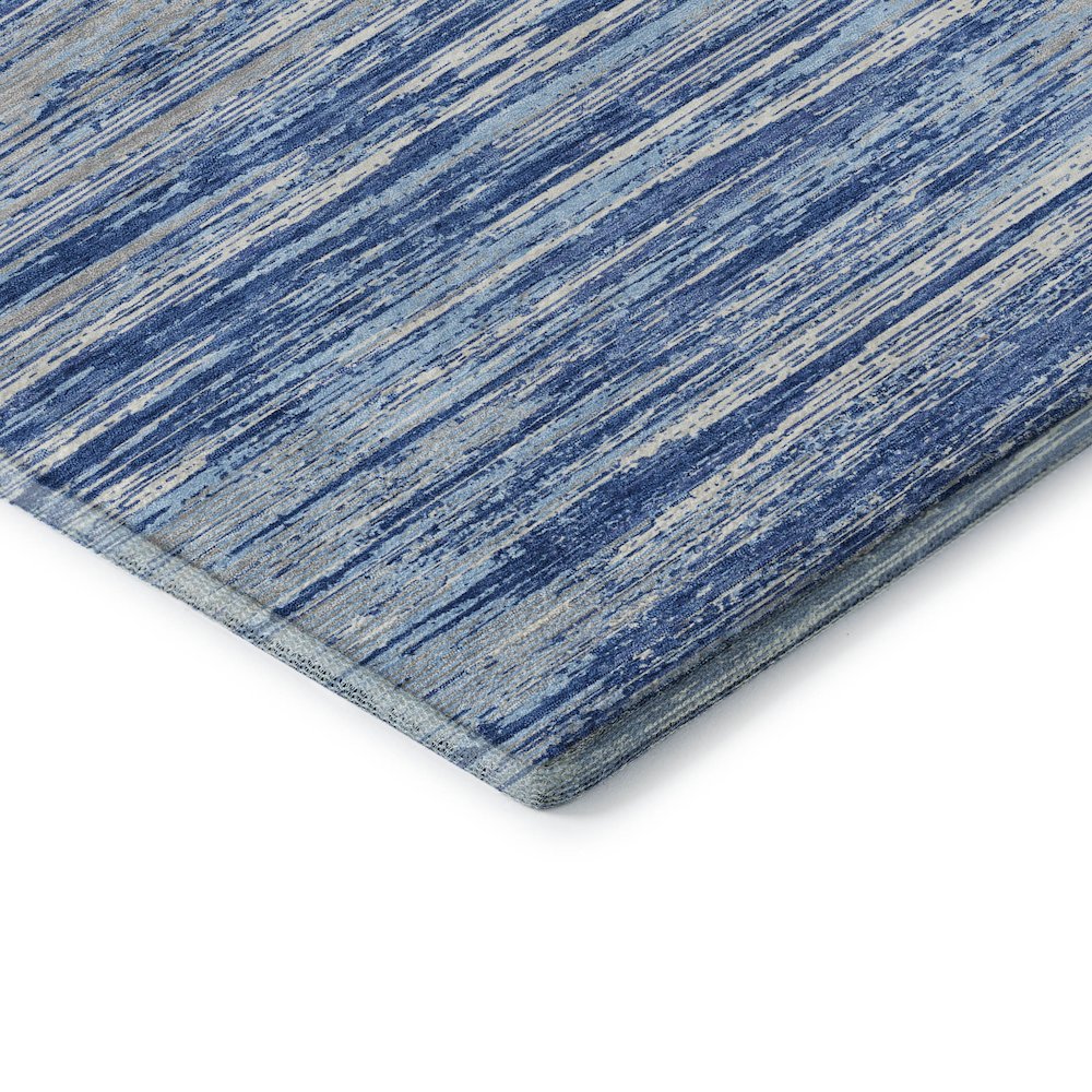 Premium Machine Washable Mayfield AMF896 Blue 8' x 10' Rug. Picture 3