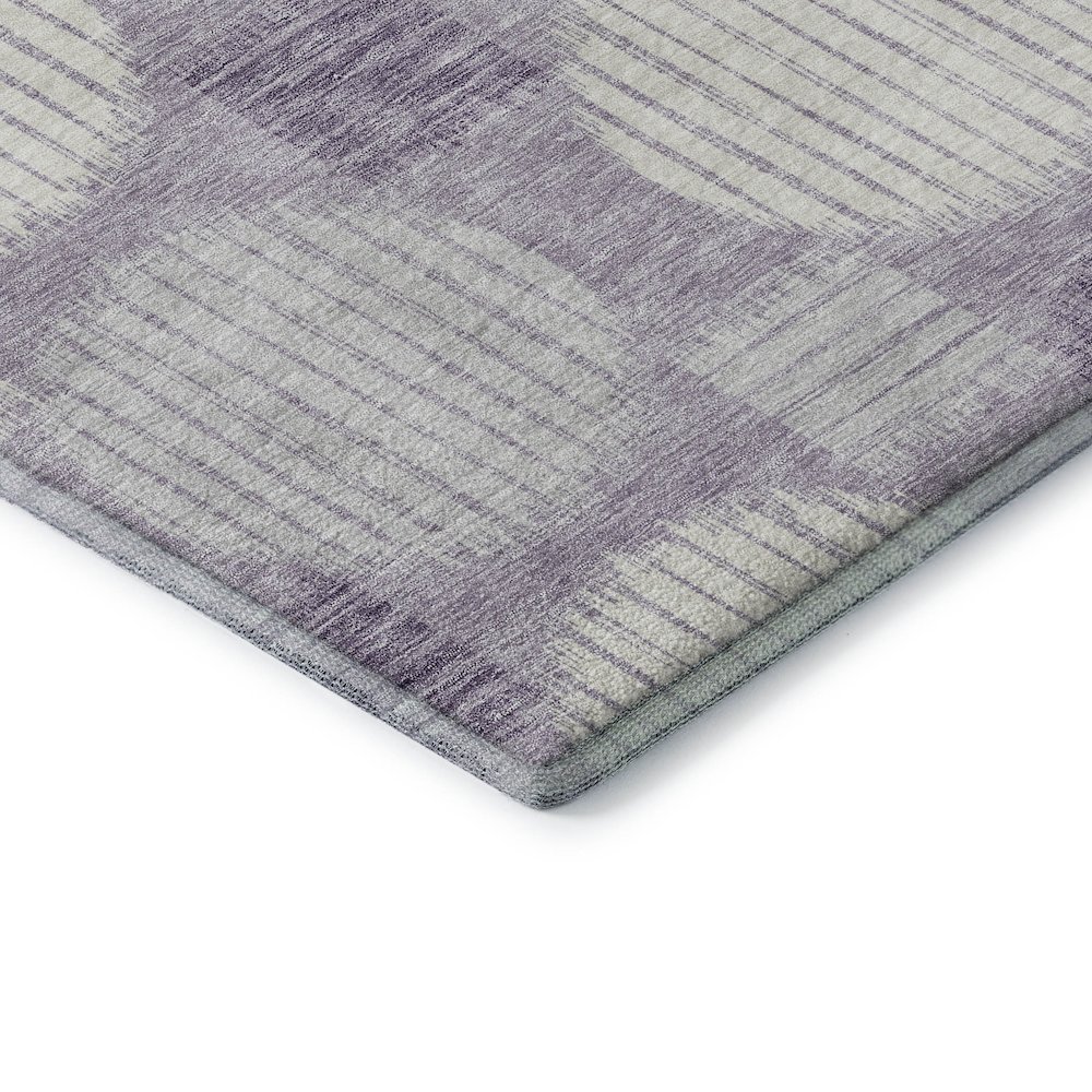 Premium Machine Washable Mayfield AMF900 Purple 8' x 10' Rug. Picture 3