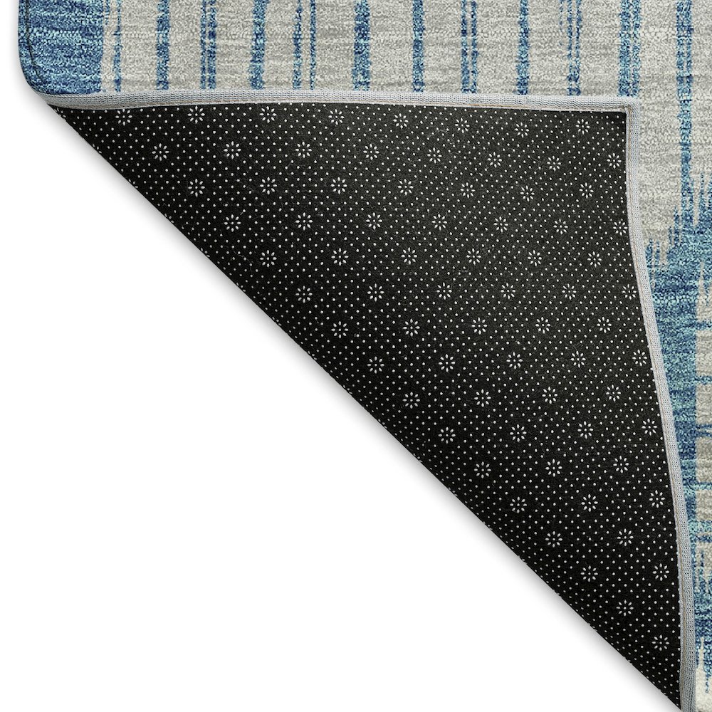 Premium Machine Washable Mayfield AMF900 Teal 8' x 10' Rug. Picture 2