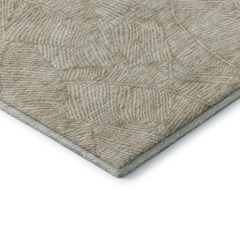 Premium Machine Washable Mayfield AMF913 Taupe 8' x 10' Rug. Picture 3