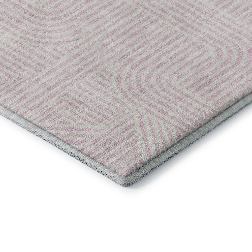 Premium Machine Washable Mayfield AMF917 Pink 8' x 10' Rug. Picture 3