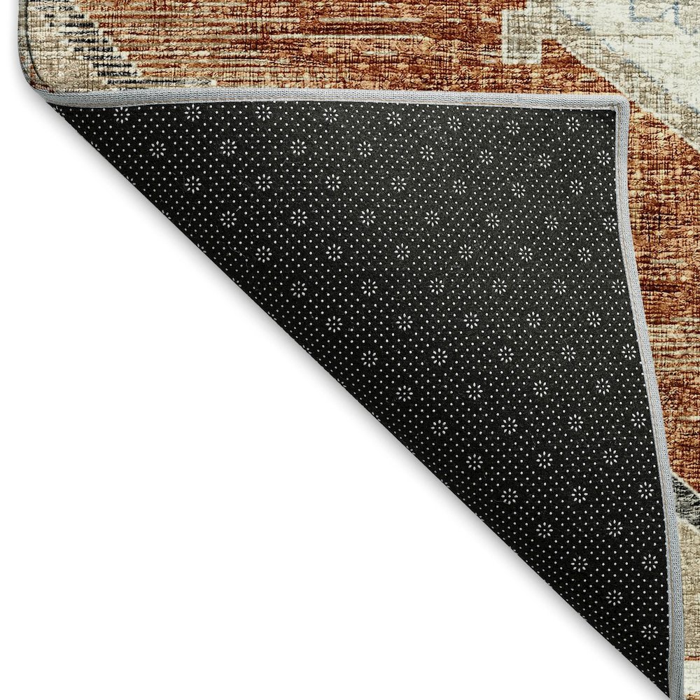 Premium Machine Washable Mayfield  Clay 8' x 10' Rug. Picture 2