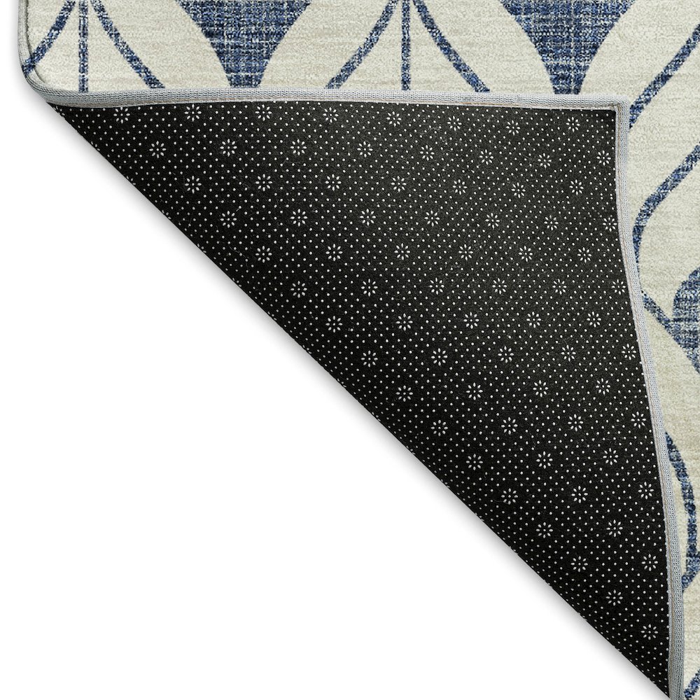 Premium Machine Washable Mayfield AMF927 Blue 8' x 10' Rug. Picture 2
