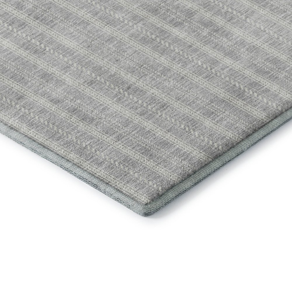 Premium Machine Washable Mayfield AMF929 Silver 8' x 10' Rug. Picture 3
