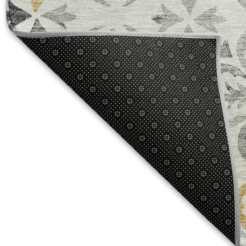 Premium Machine Washable Mayfield AMF930 Silver 8' x 10' Rug. Picture 2