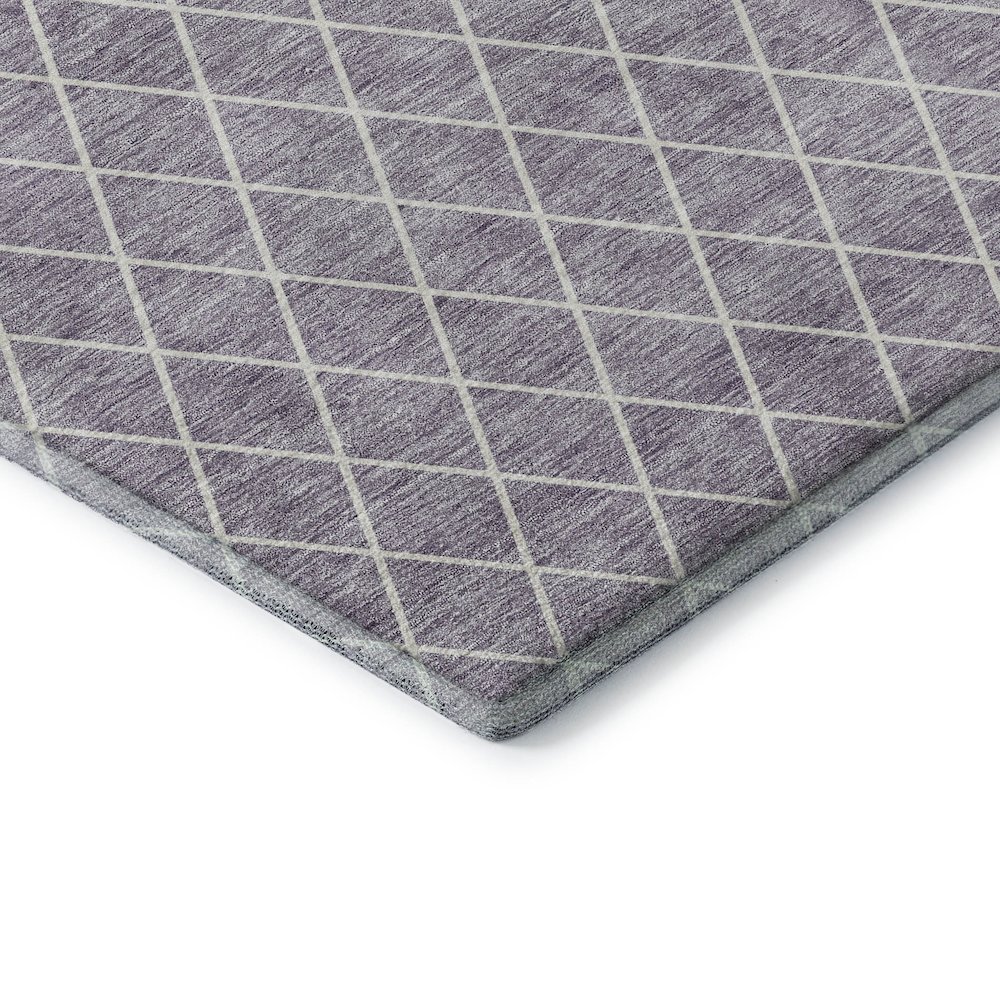 Premium Machine Washable Mayfield AMF932 Lavender 8' x 10' Rug. Picture 3