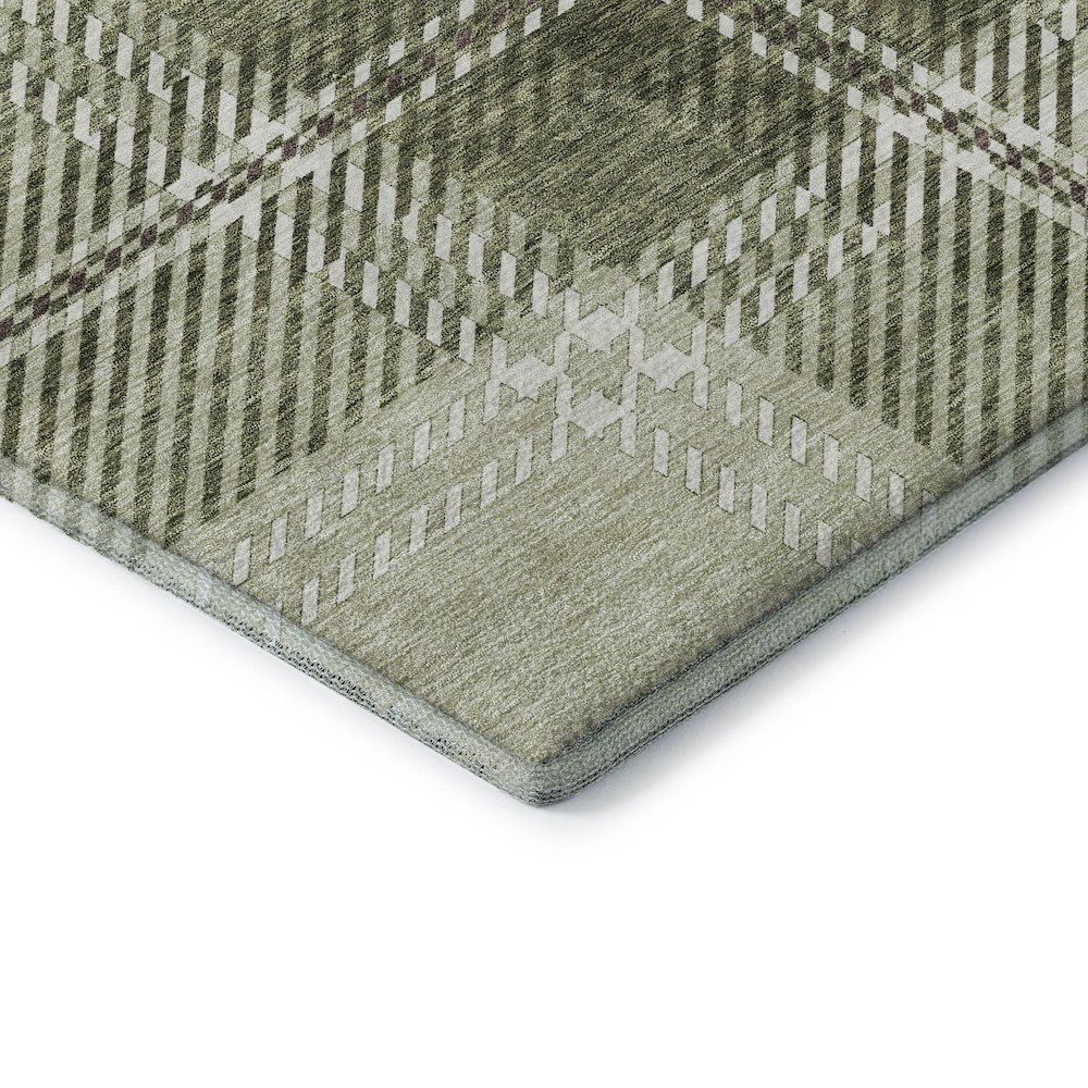 Premium Machine Washable Mayfield AMF935 Aloe 8' x 10' Rug. Picture 3