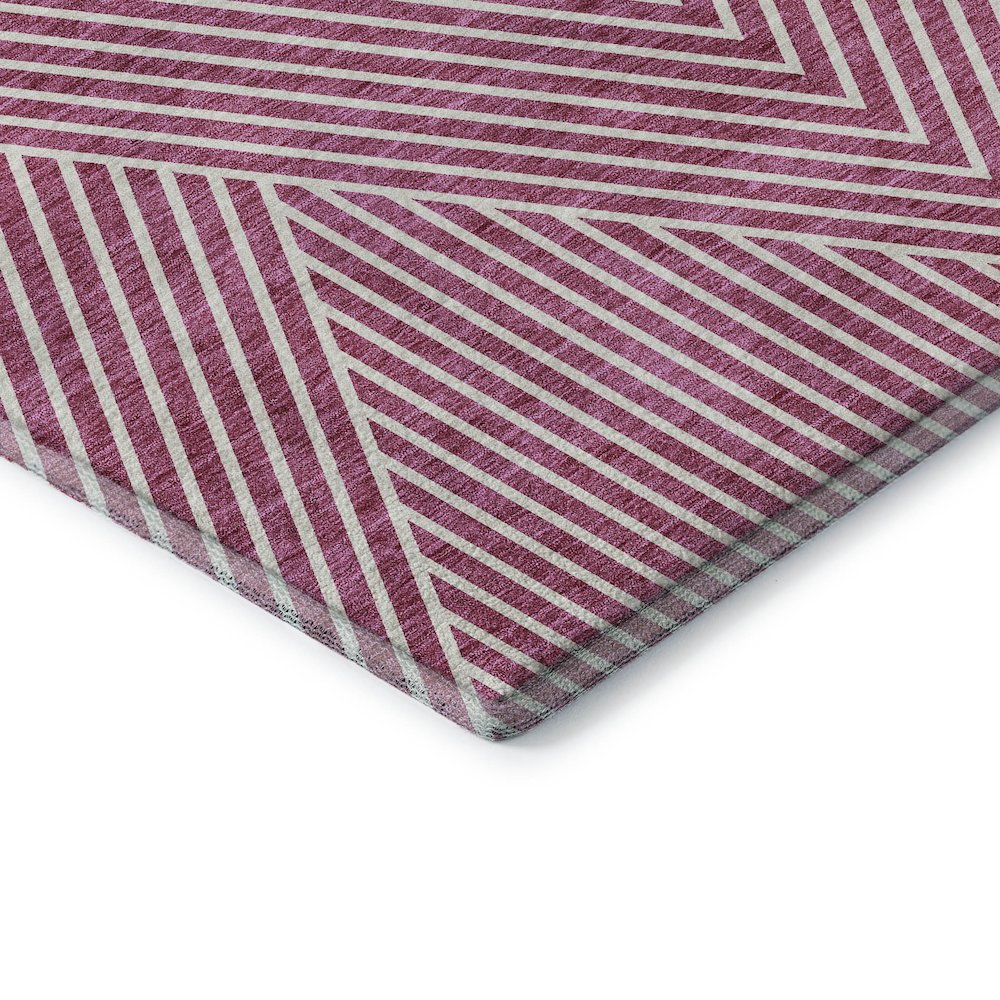 Premium Machine Washable Mayfield AMF937 Blush 8' x 10' Rug. Picture 3