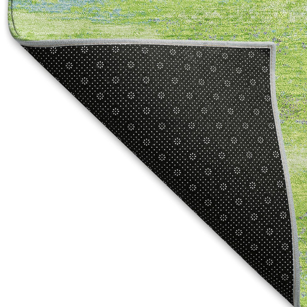 Premium Machine Washable Mayfield AMF942 Lime 8' x 10' Rug. Picture 2