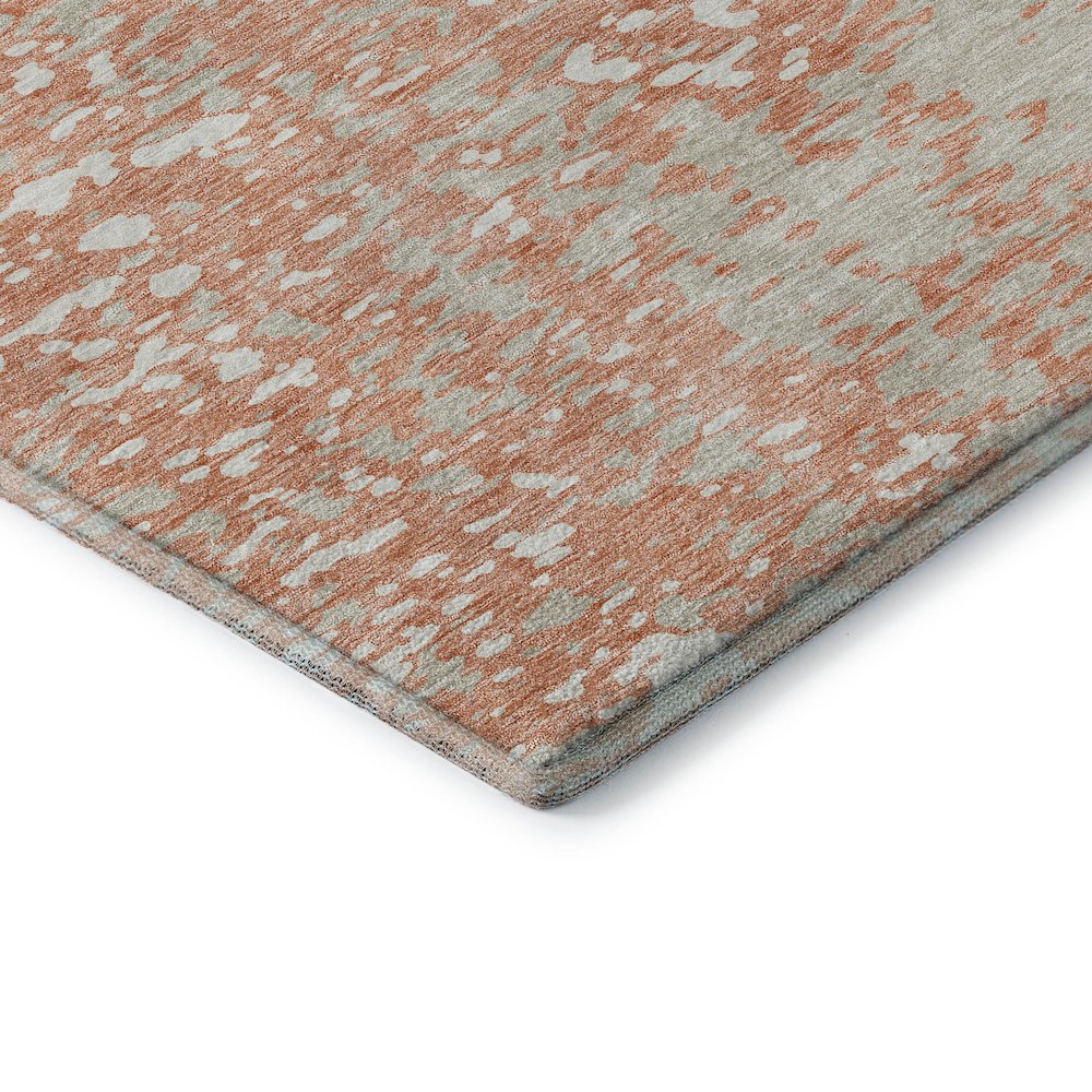 Premium Machine Washable Mayfield AMF949 Coral 8' x 10' Rug. Picture 3