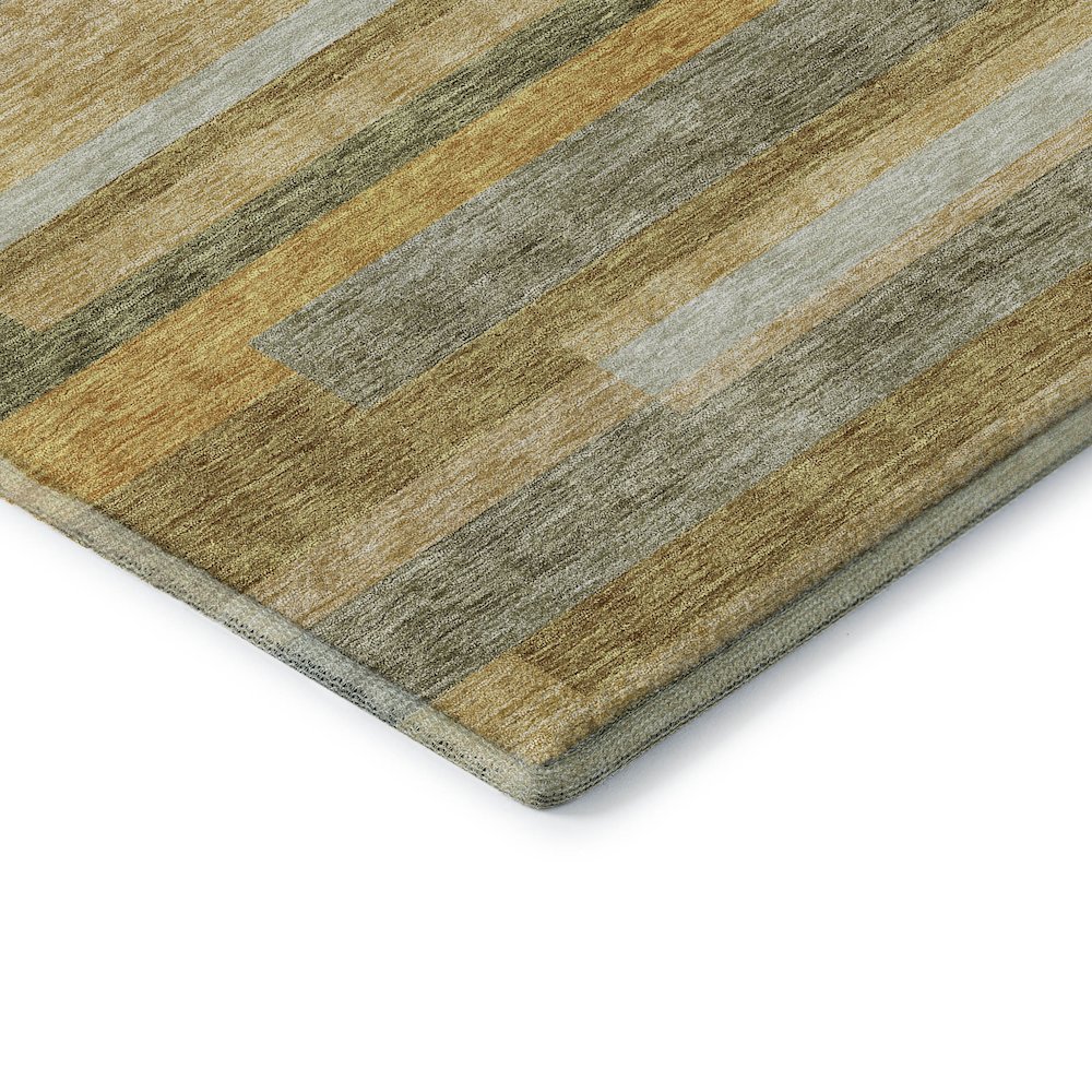 Premium Machine Washable Mayfield AMF956 Honey 8' x 10' Rug. Picture 3