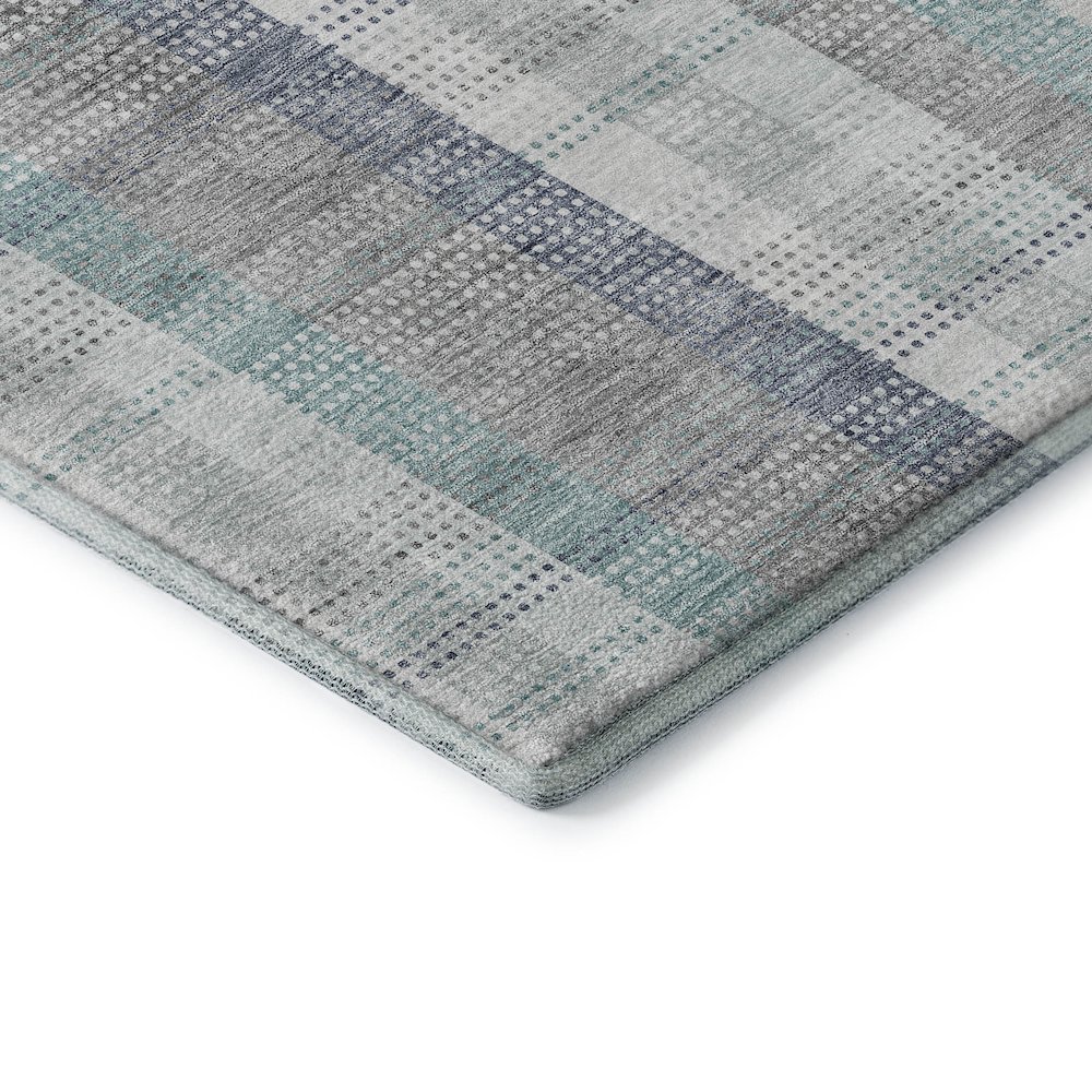 Premium Machine Washable Mayfield AMF966 Silver 8' x 10' Rug. Picture 3