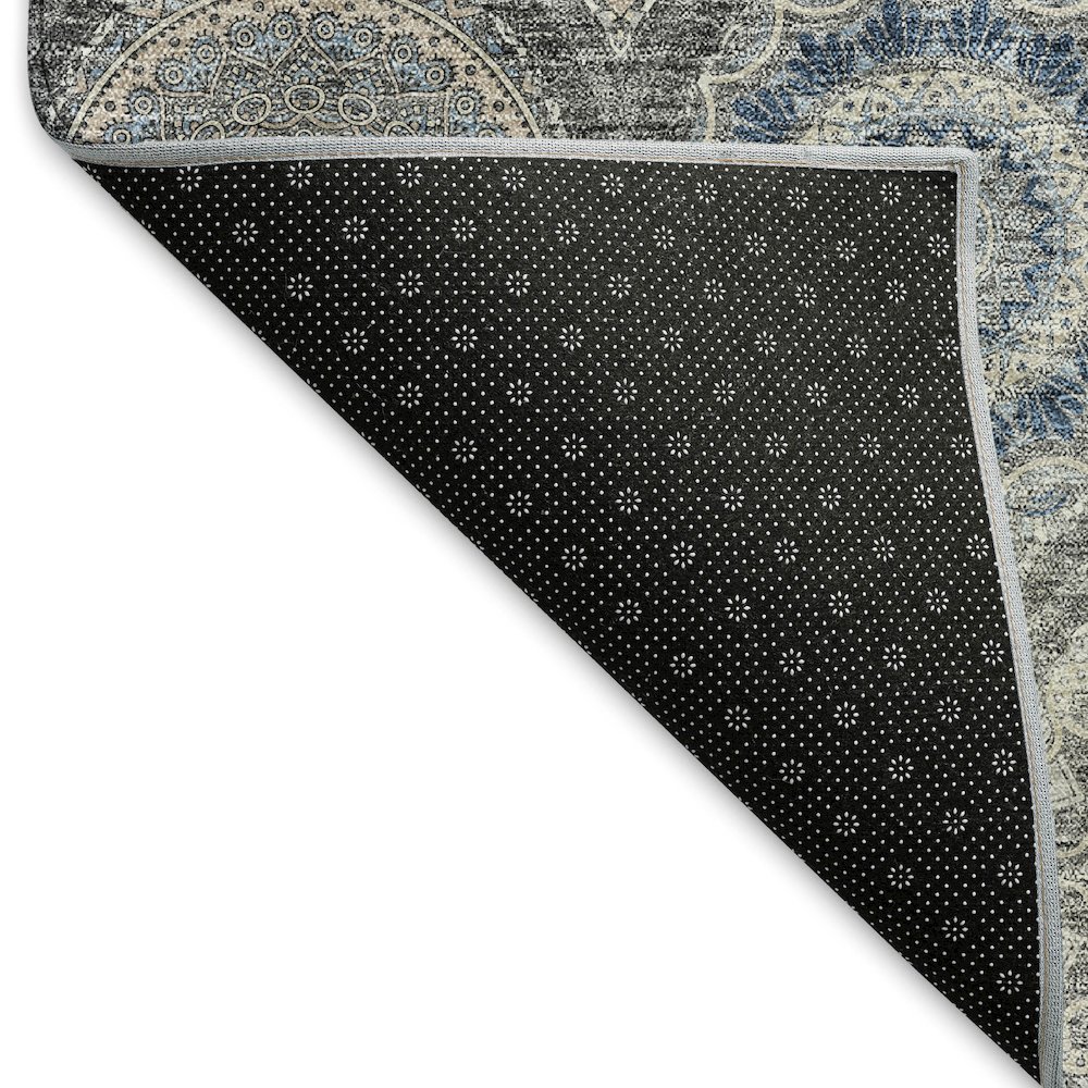 Premium Machine Washable Mayfield AMF976 Gray 8' x 10' Rug. Picture 2