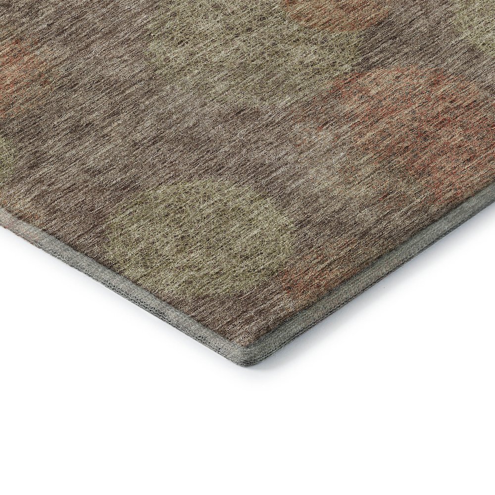 Premium Machine Washable Mayfield AMF977 Brown 8' x 10' Rug. Picture 3