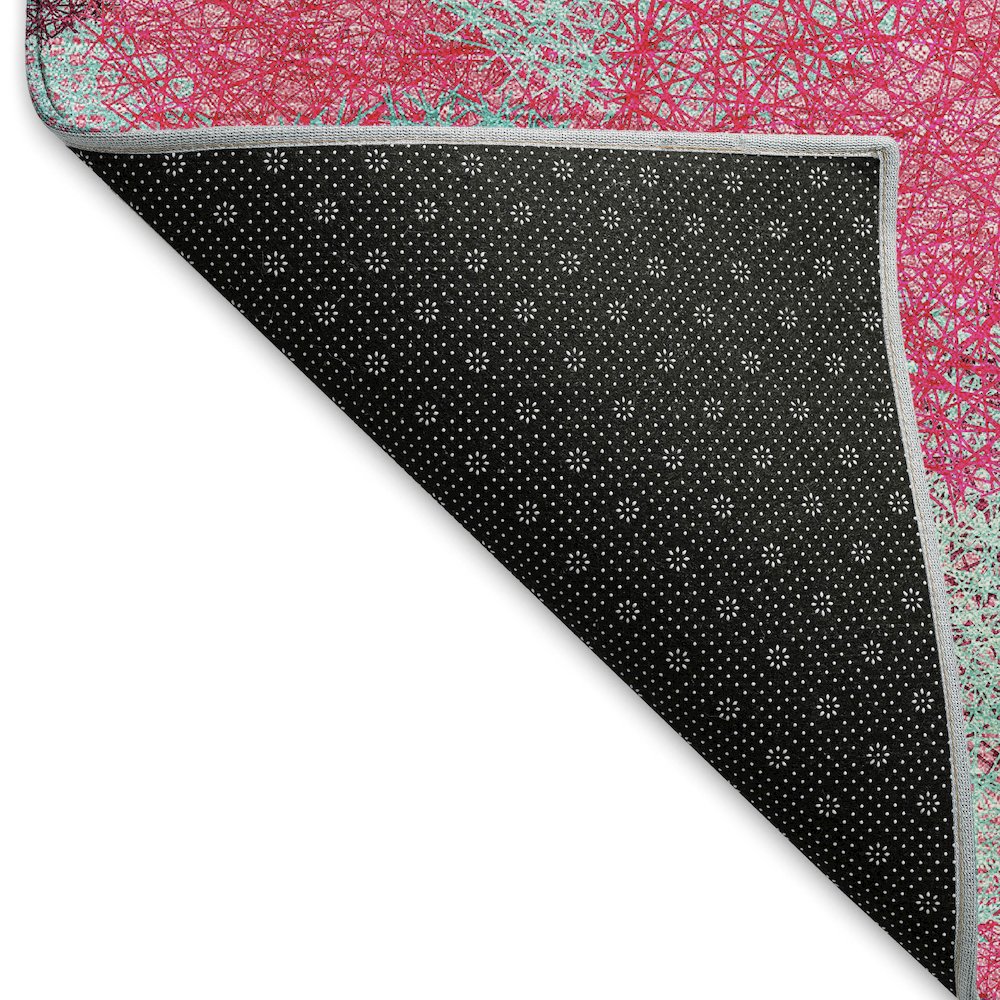 Premium Machine Washable Mayfield AMF977 Pink 8' x 10' Rug. Picture 2