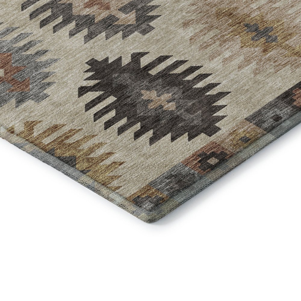Premium Machine Washable Mayfield AMF983 Beige 8' x 10' Rug. Picture 3
