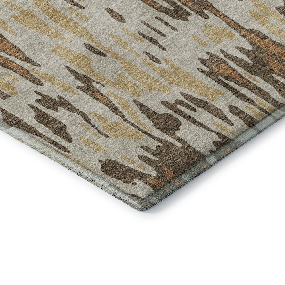 Premium Machine Washable Mayfield AMF986 Copper 8' x 10' Rug. Picture 3