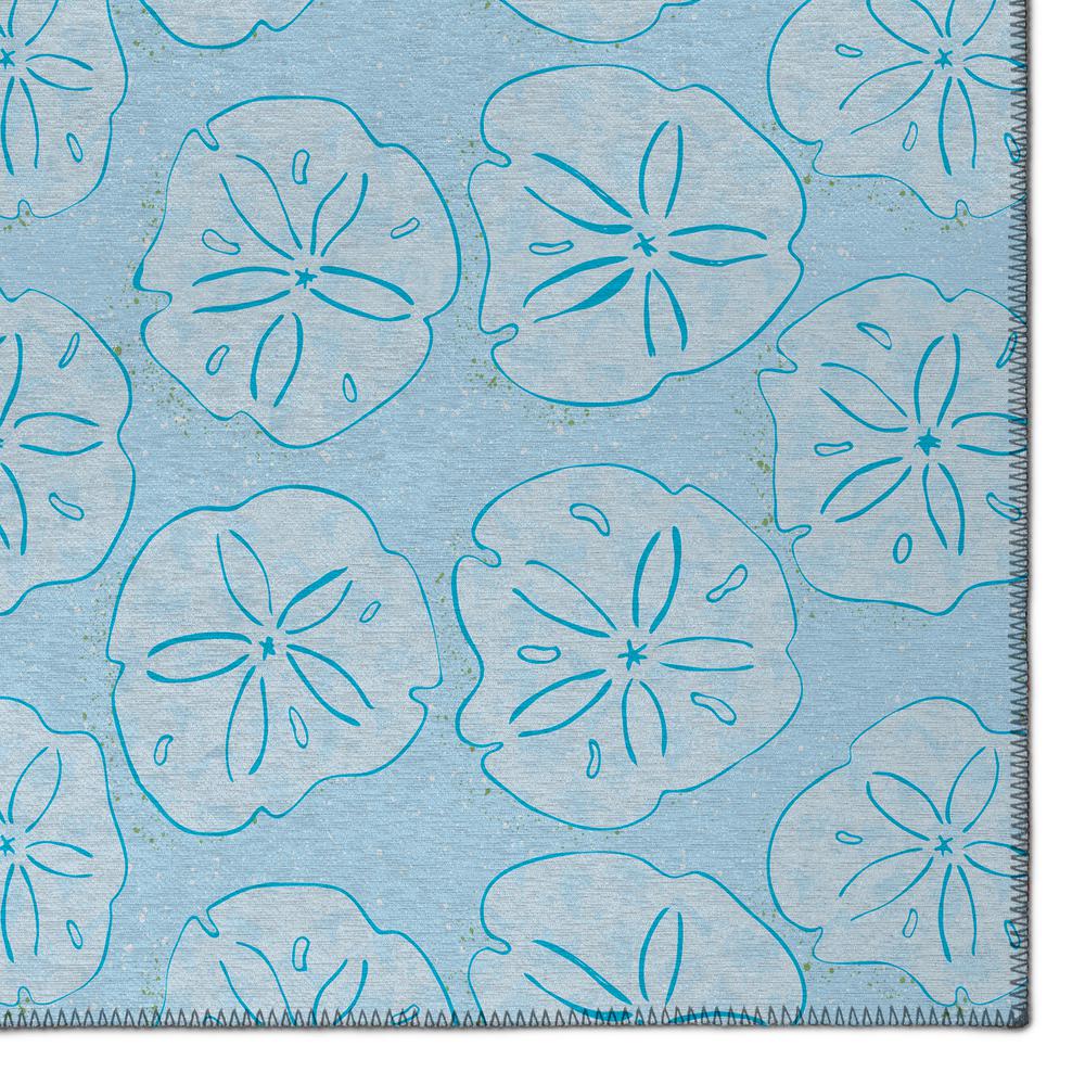 Indoor/Outdoor Surfside ASR40 Blue Washable 8' x 10' Rug. Picture 3