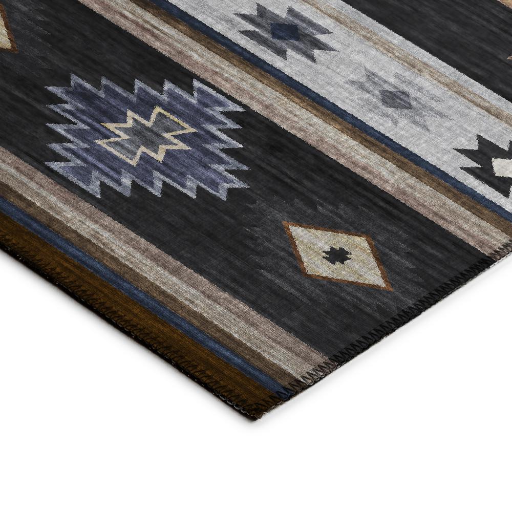 Indoor/Outdoor Sonora ASO34 Midnight Washable 8' x 10' Rug. Picture 4