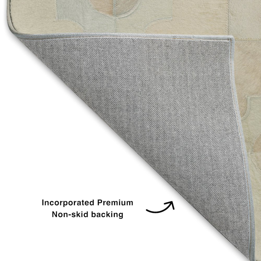 Luxury Washable Indoor/Outdoor Bozeman Linen 8' x 10' Rug. Picture 4