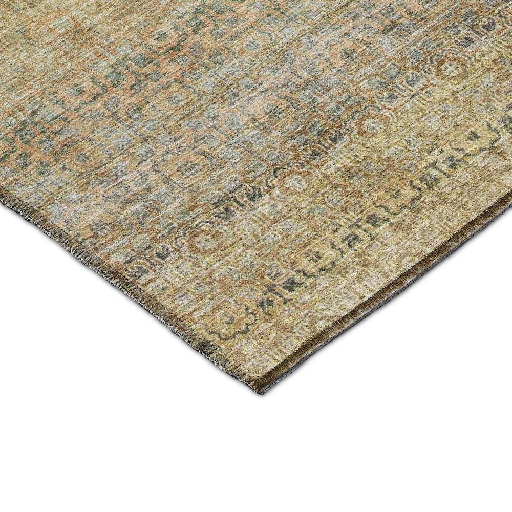Luxury Washable Indoor/Outdoor Burano Wheat 8' x 10' Rug. Picture 2