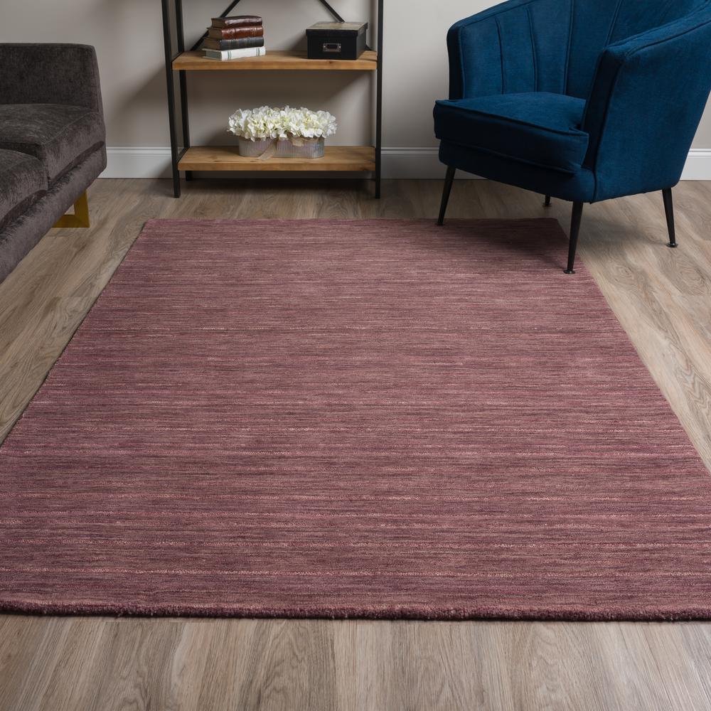 Rafia RF100 Plum 8' x 10' Rug. Picture 2