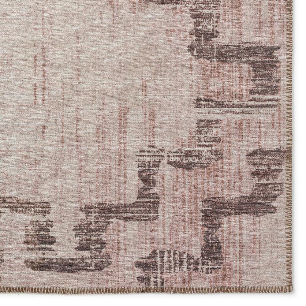 Yuma Mocha Transitional Trellis 8' x 8' Area Rug Mocha AYU45. Picture 2