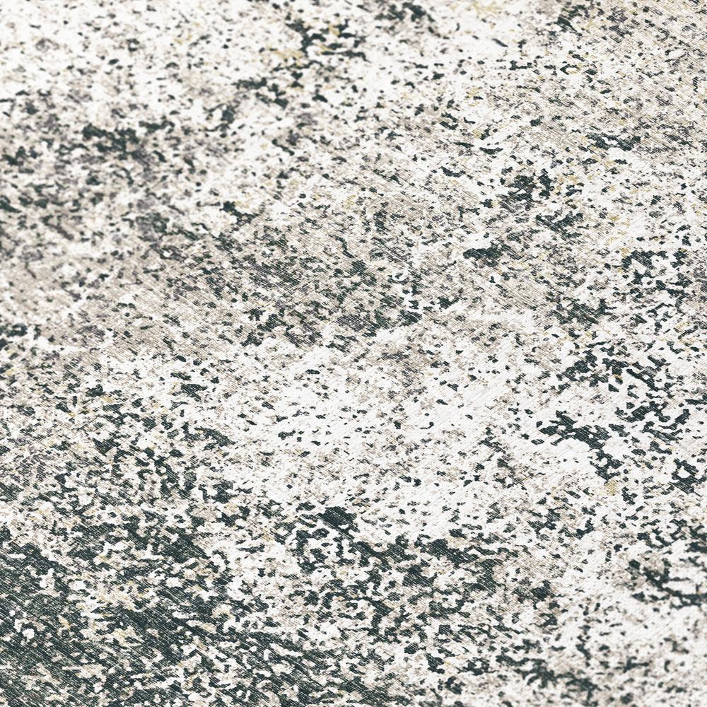 Rylee Gray Transitional Abstract 8' x 8' Round Rug Gray ARY33. Picture 5