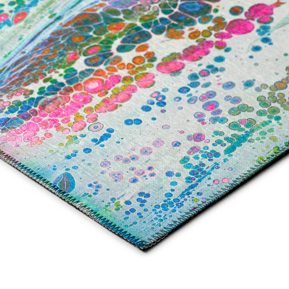 Karina Melody Modern Abstract 8' x 8' Area Rug Melody AKC32. Picture 3