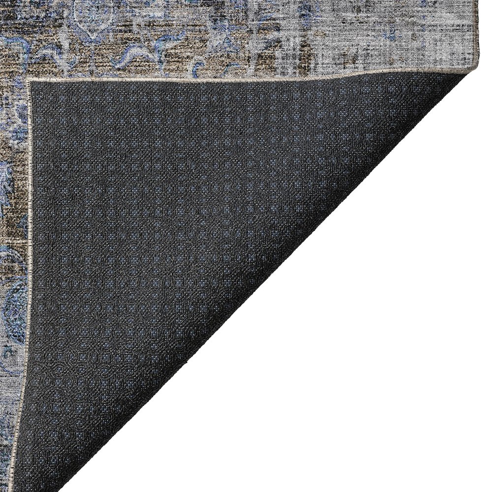 Indoor/Outdoor Karaj Blue 8' x 10' Rug. Picture 4