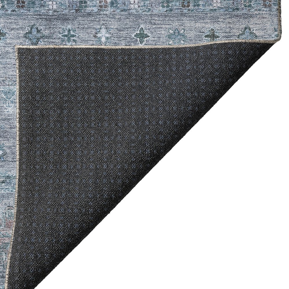 Indoor/Outdoor Karaj Blue 8' x 10' Rug. Picture 4