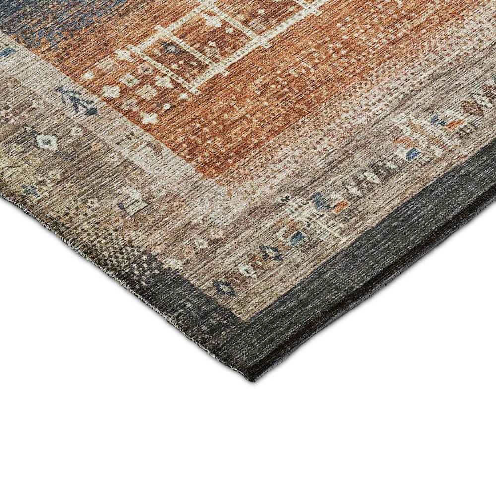 Indoor/Outdoor Karaj Brown 8' x 10' Rug. Picture 2
