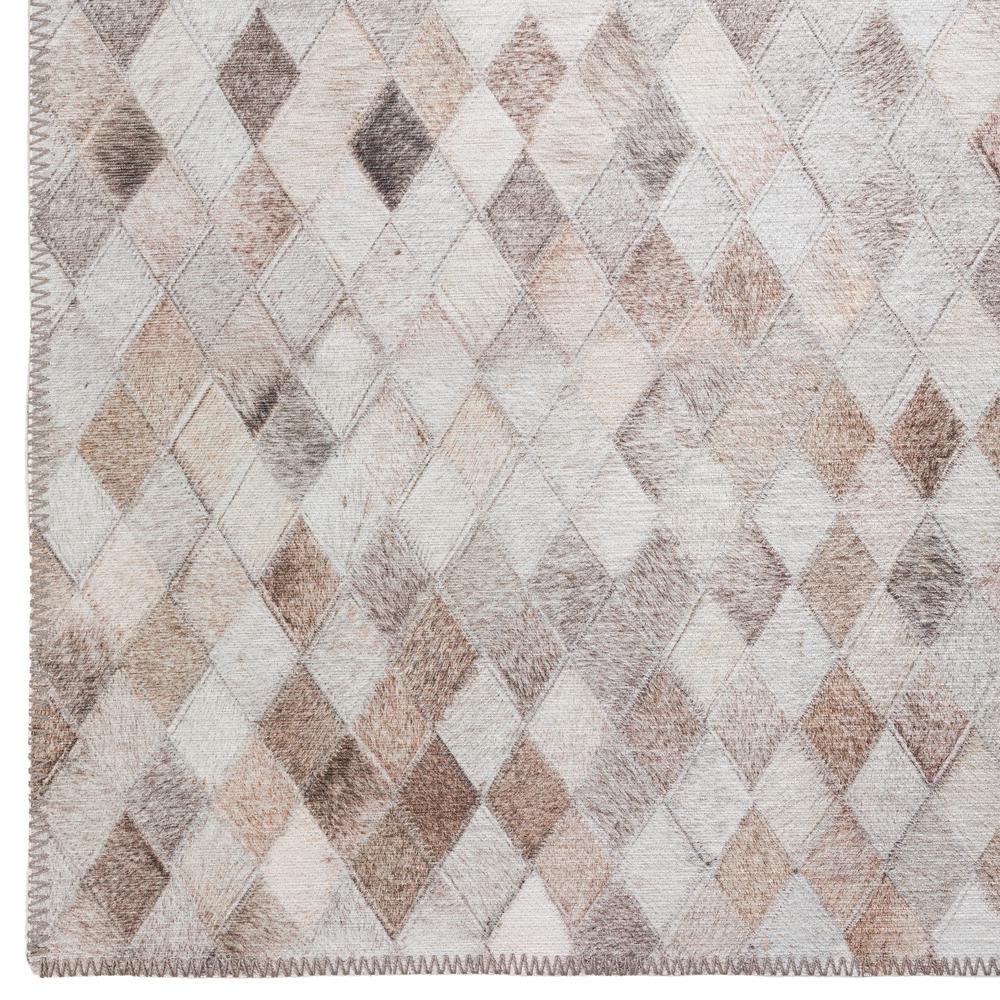 Laredo Gray Animal Patchwork 8' x 8' Round Rug Gray ALR36. Picture 2