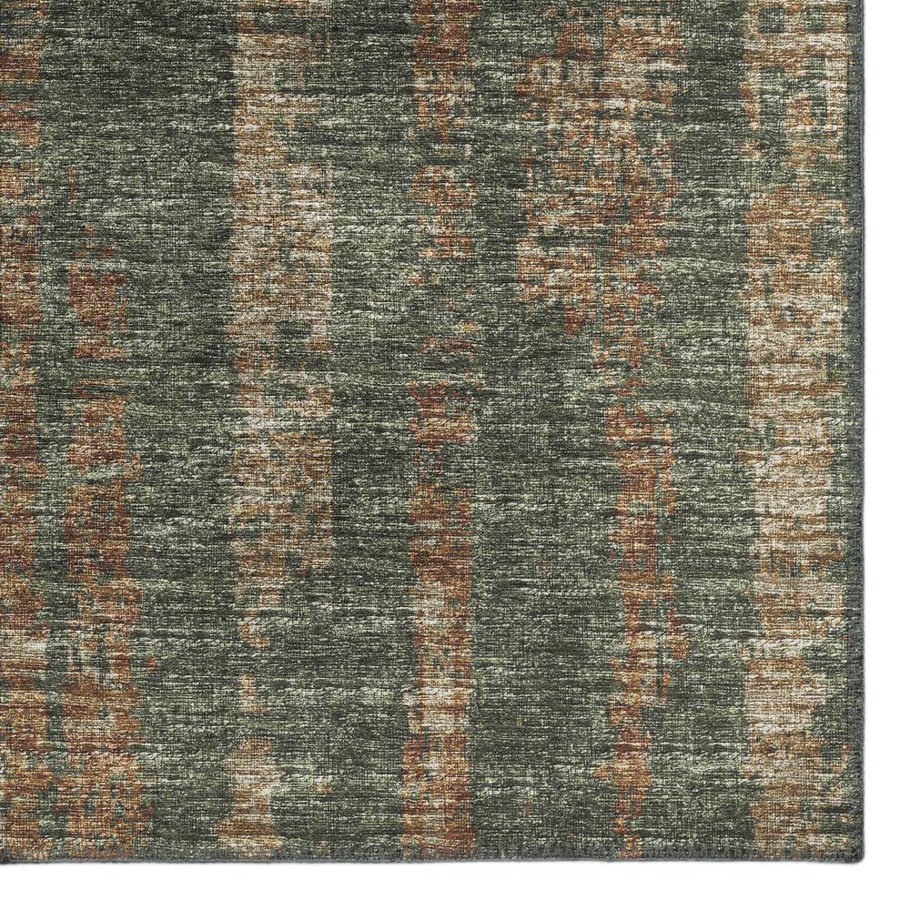Rylee Green Transitional Abstract 8' x 8' Round Rug Green ARY36. Picture 2