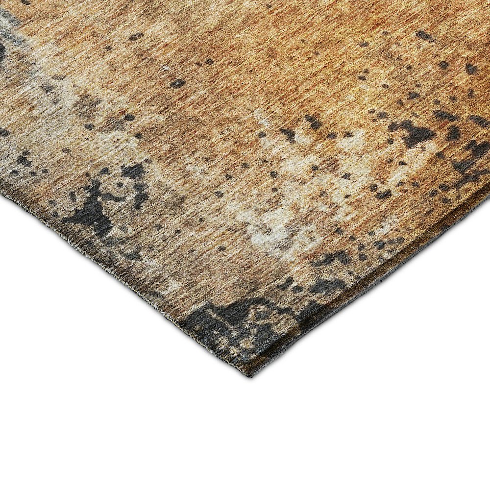 Indoor/Outdoor Nouveau Copper 8' x 10' Rug. Picture 2
