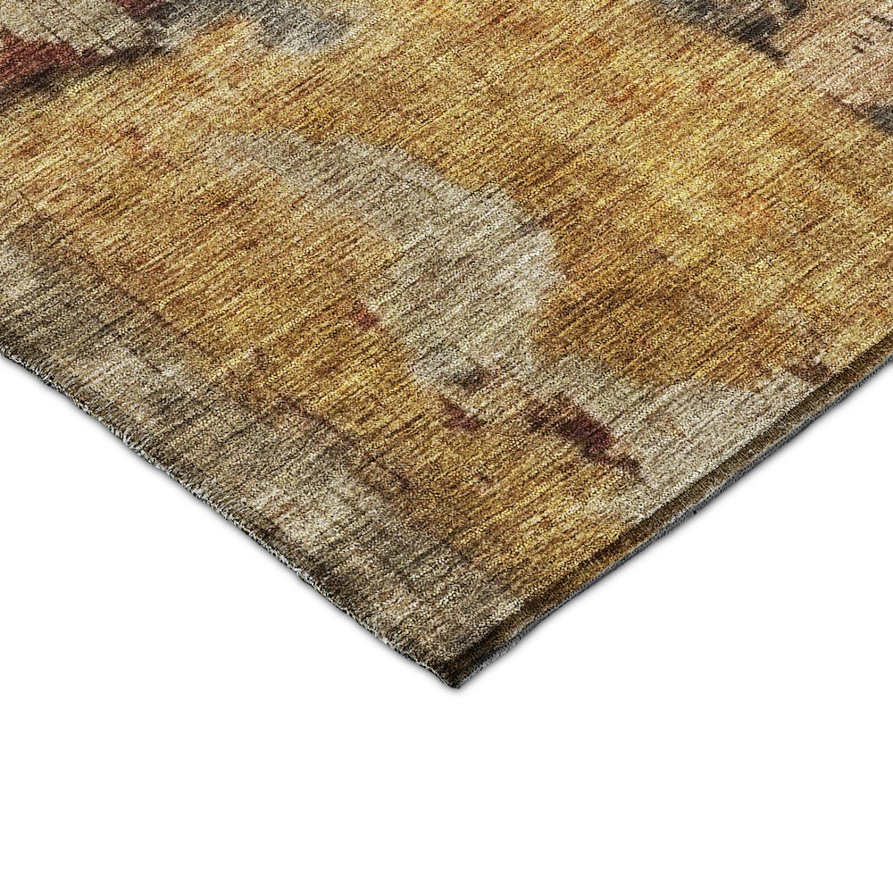 Indoor/Outdoor Nouveau Khaki 8' x 10' Rug. Picture 2