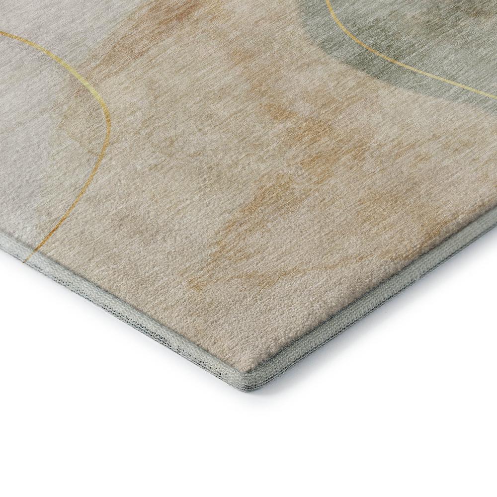 Luxury Washable Odyssey OY16 Beige 8' x 8' Rug. Picture 2