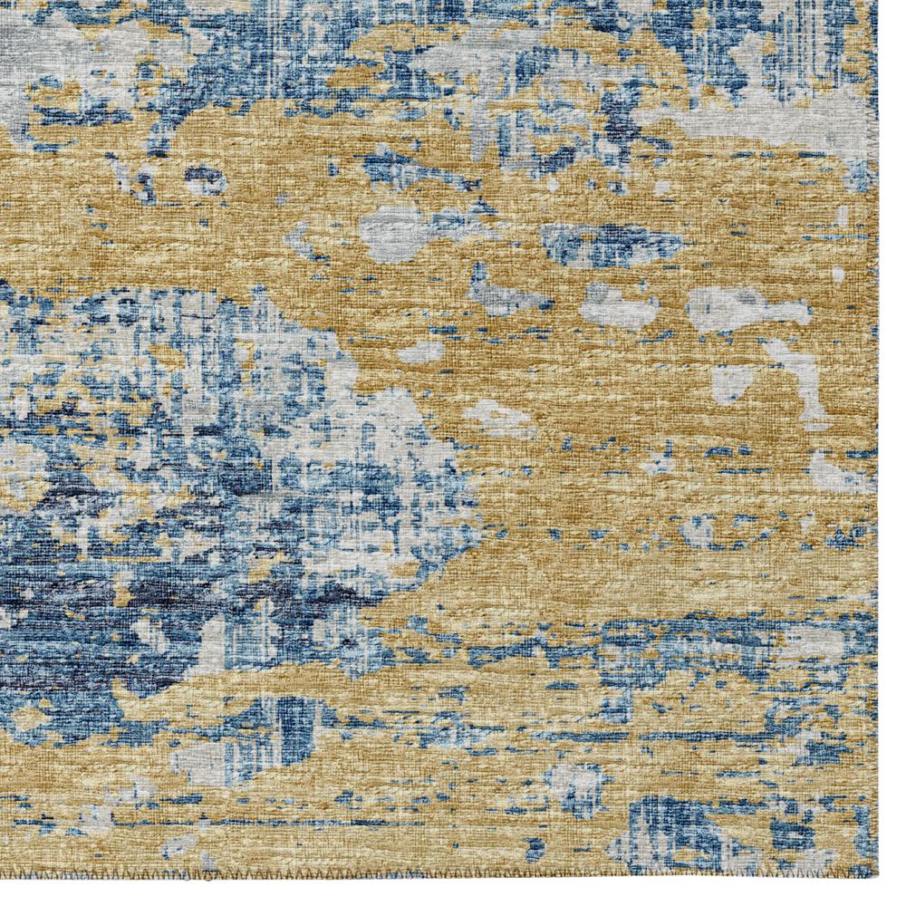 Indoor/Outdoor Accord AAC34 Blue Washable 8' x 10' Rug. Picture 3
