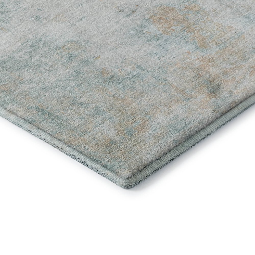 Luxury Washable Indoor/Outdoor Ravenna Seafoam 8' x 10' Rug. Picture 2