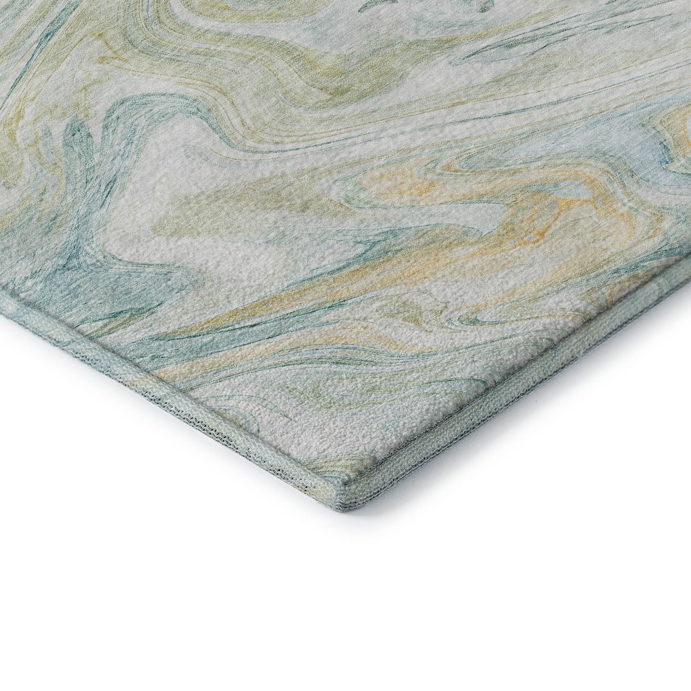 Luxury Washable Indoor/Outdoor Ravenna Sky 8' x 10' Rug. Picture 2