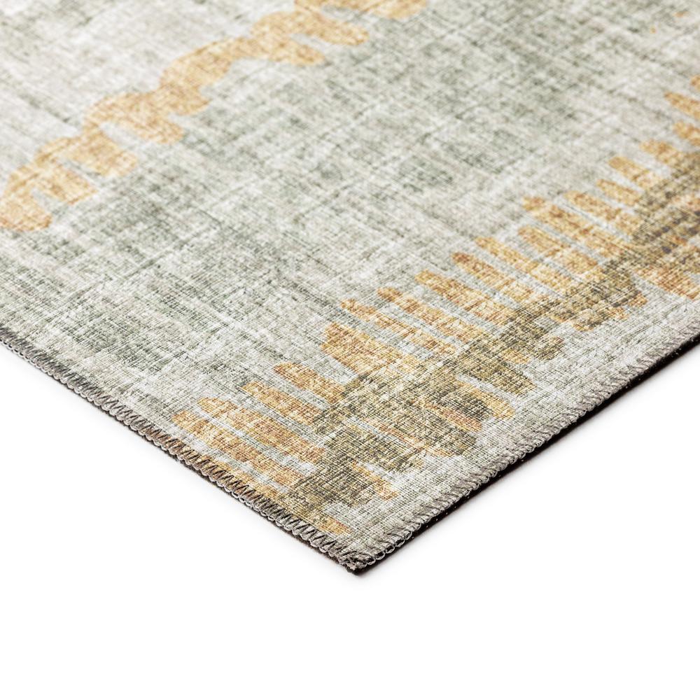 Rylee Sage Transitional Striped 8' x 8' Round Rug Sage ARY34. Picture 3