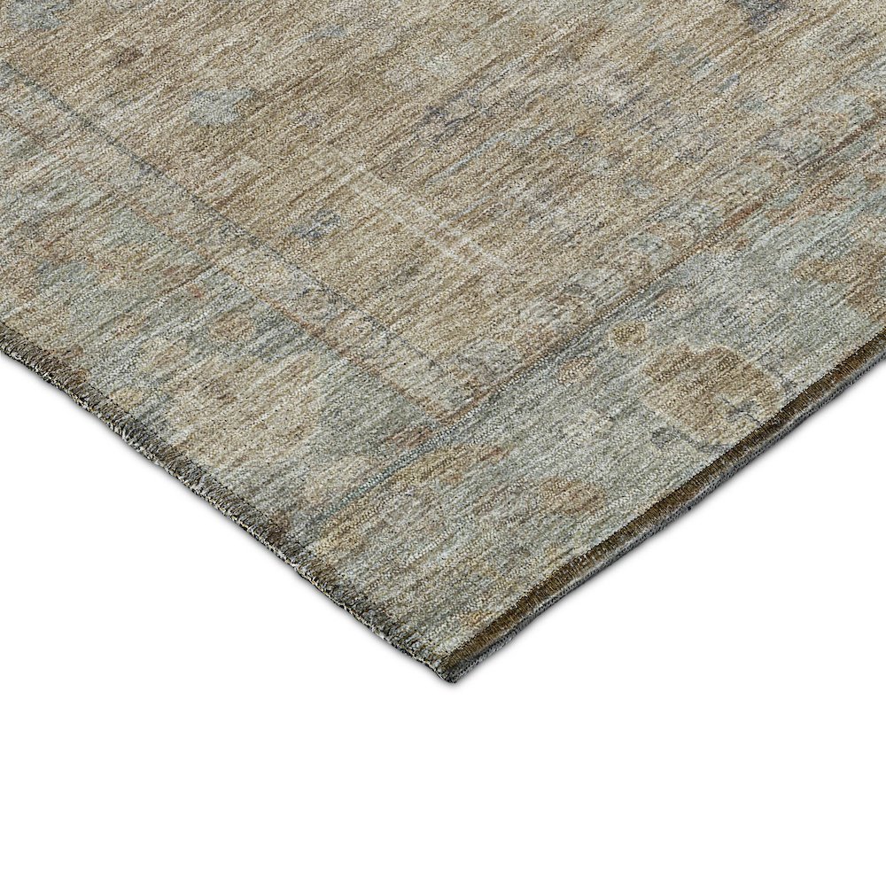 Luxury Washable Indoor/Outdoor Solace Tan 8' x 10' Rug. Picture 2