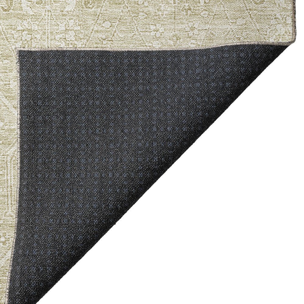 Luxury Washable Indoor/Outdoor Solace Beige 8' x 10' Rug. Picture 4